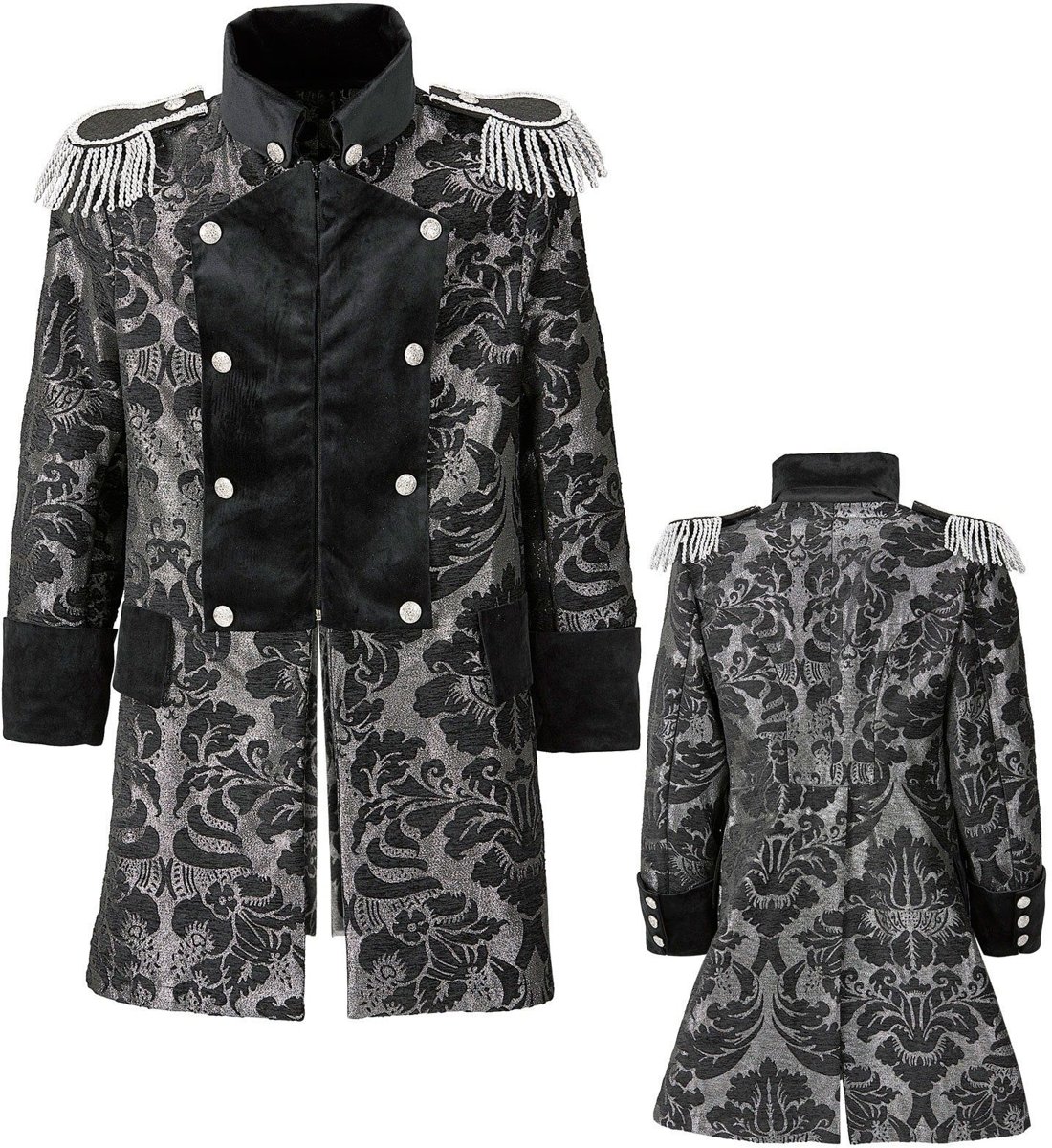 Middeleeuwen & Renaissance Kostuum | Royale Paradejas Zilver Man | Medium | Halloween | Verkleedkleding